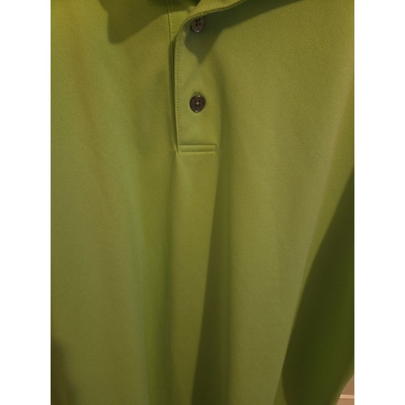 FootJoy FJ Men's Lime Green Short Sleeve Golf Polo Size XLarge Embroidered - Picture 2 of 4